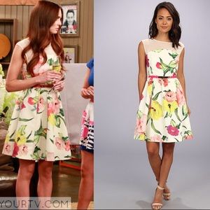 Ted Baker mesh floral dress